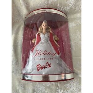 Mattel Holiday Celebration 2001 Barbie Doll - 50304